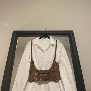 NEW Snake Print Corset Belt